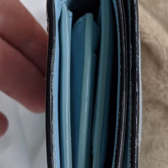 CELINE Leather Frame Bi-Color Wallet - Picture 14 of 14